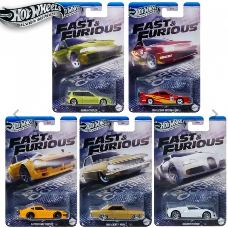 Hot Wheels Silver Series Fast & Furious 5'li Set HNR88