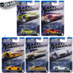 Hot Wheels Silver Series Fast & Furious 5'li Set HNR88