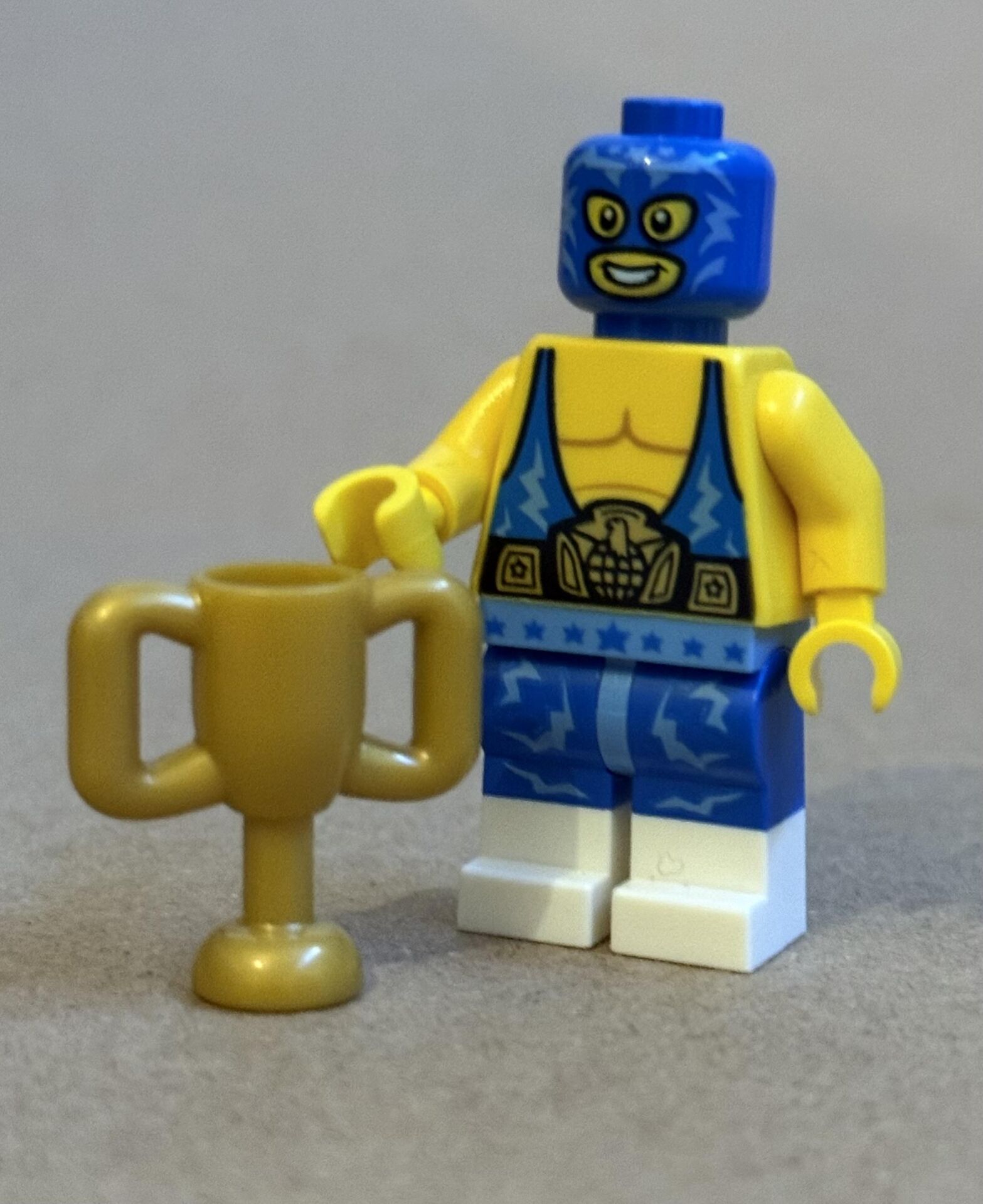 Orjinal Lego Minifigür Luchador Wrestler