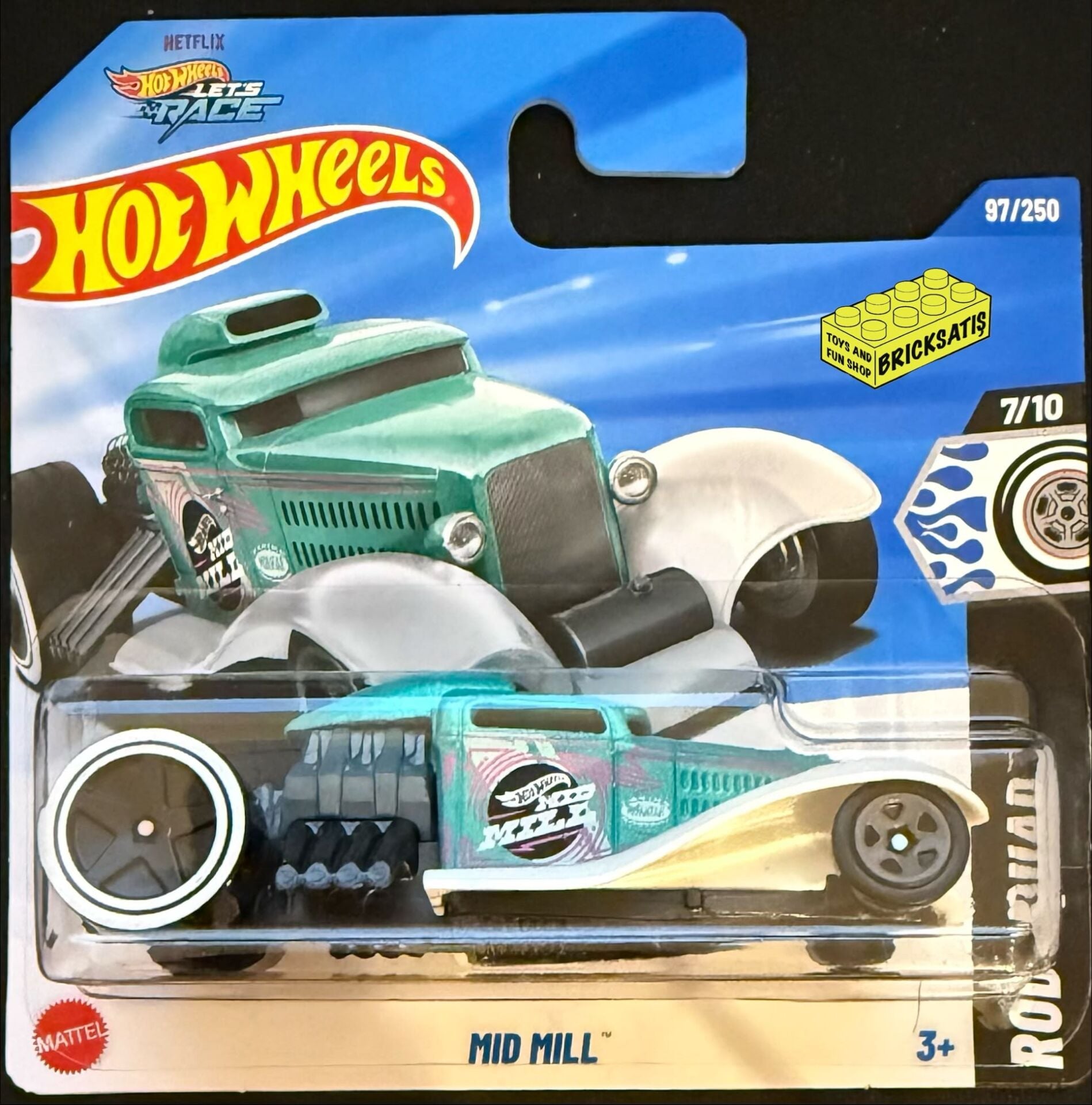 Hot Wheels Tekli Arabalar Mid Mill HYX79 (Rod Squad)