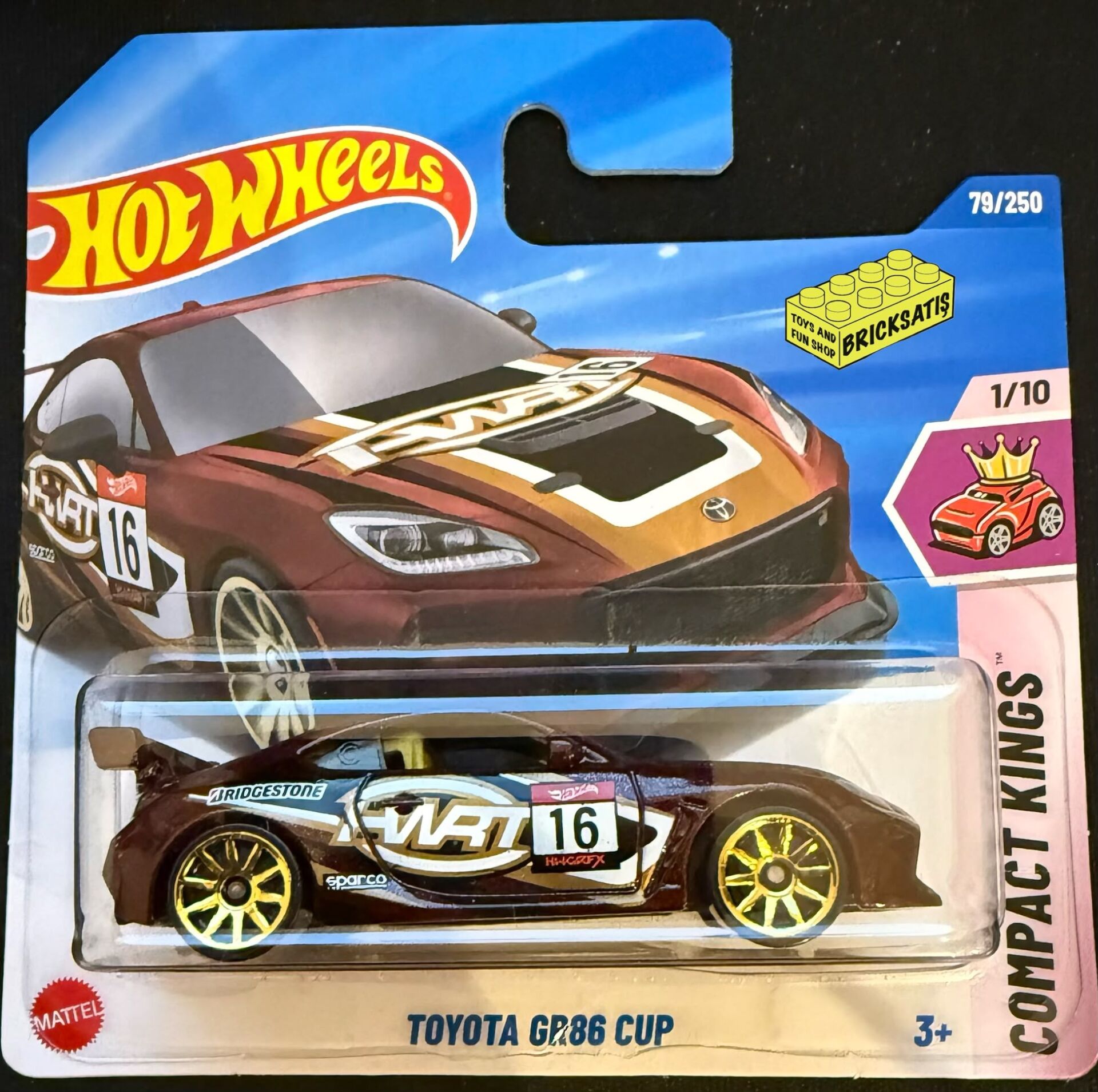 Hot Wheels Tekli Arabalar Toyota GR86 Cup HYX74 (Compact Kings)