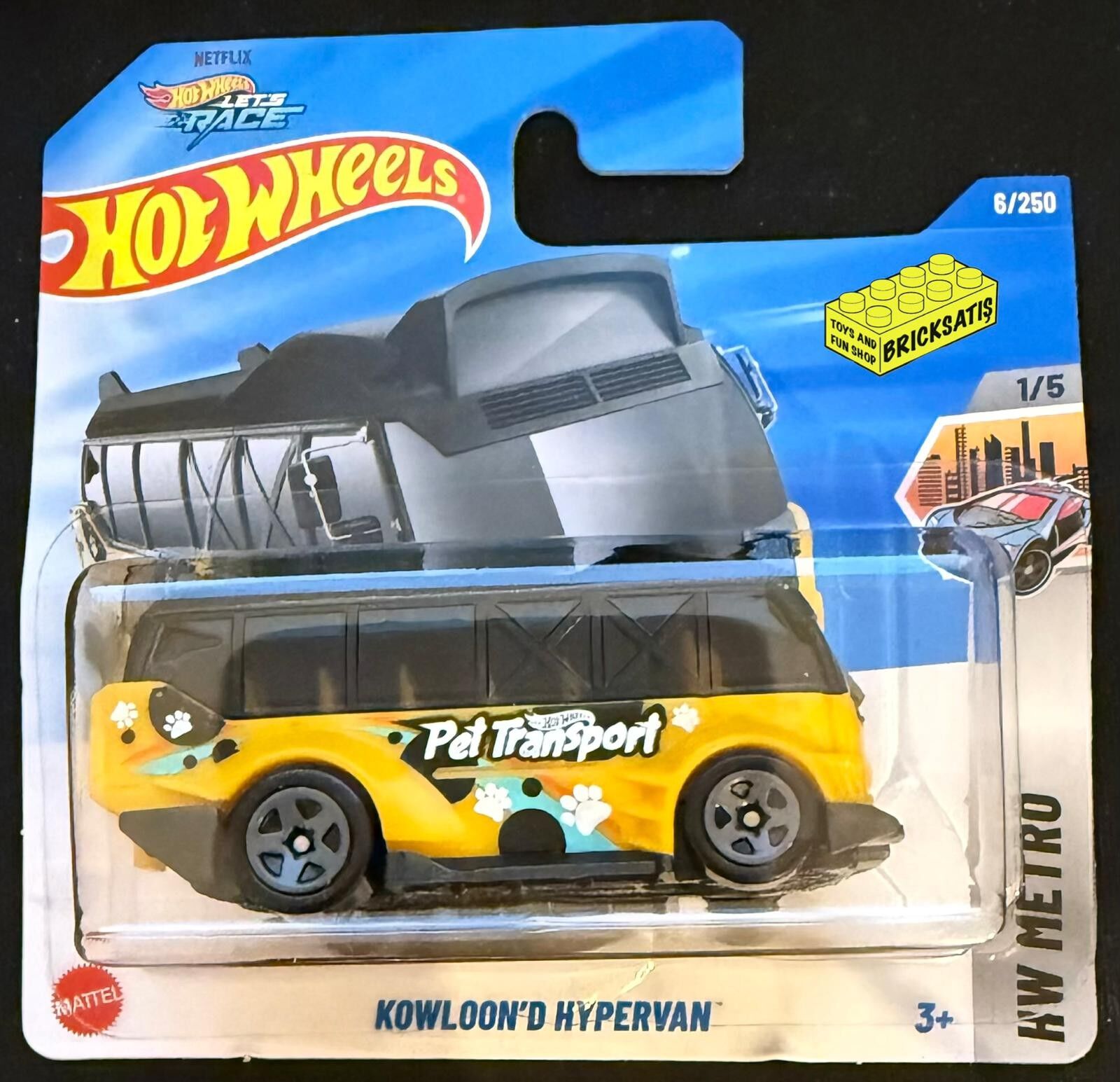 Hot Wheels Tekli Arabalar Kowloon'd Hypervan HYX75 (Metro)