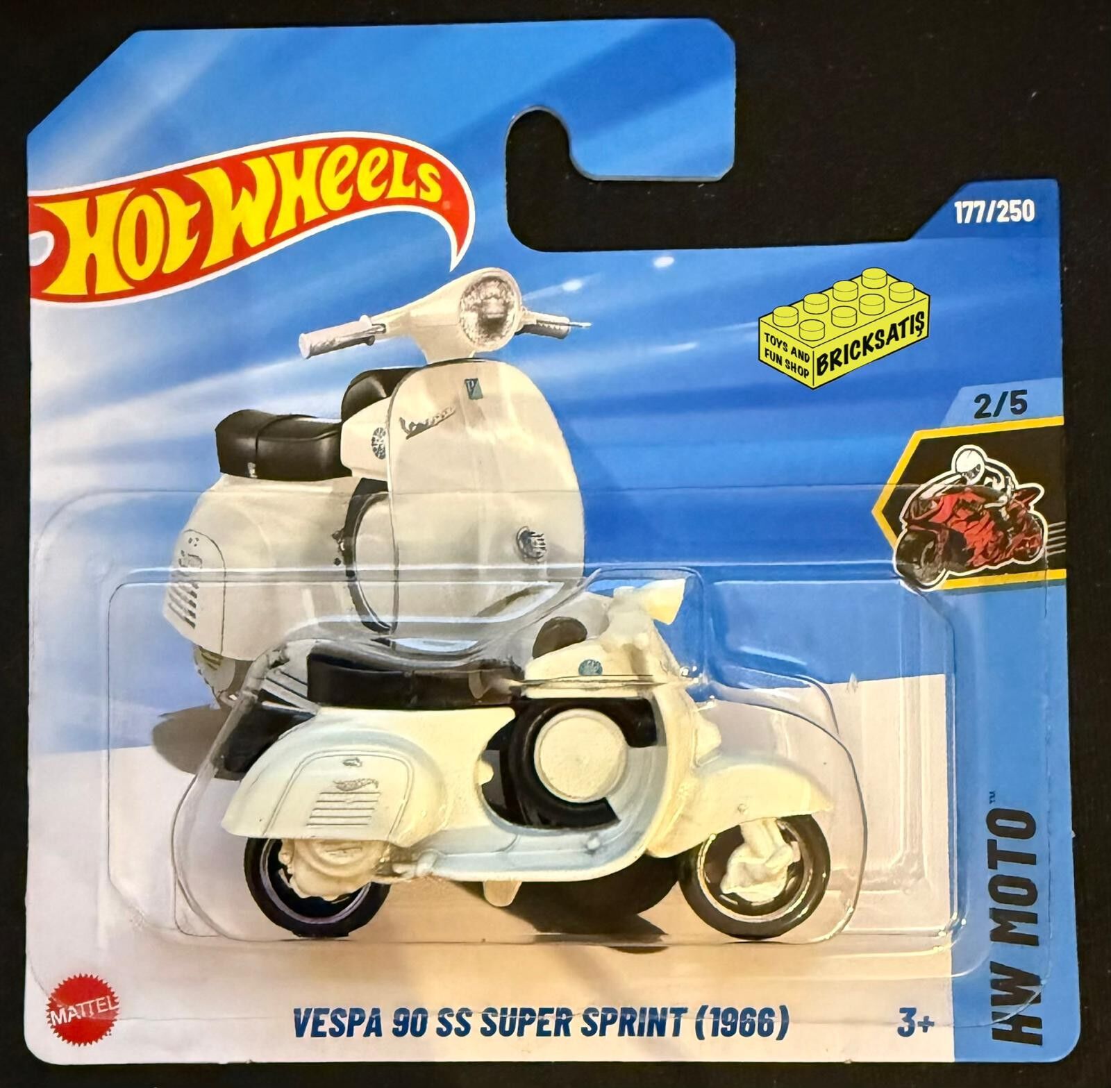Hot Wheels Tekli Arabalar Vespa 90 SS Super Sprint (1966) JBB07 (Moto)