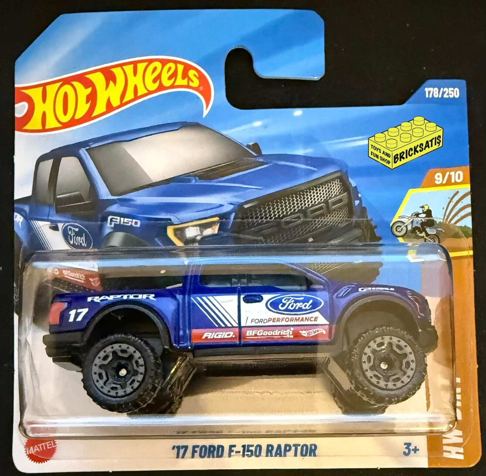 Hot Wheels Tekli Arabalar '17 Ford F-150 Raptor JBB05 (Dirt)