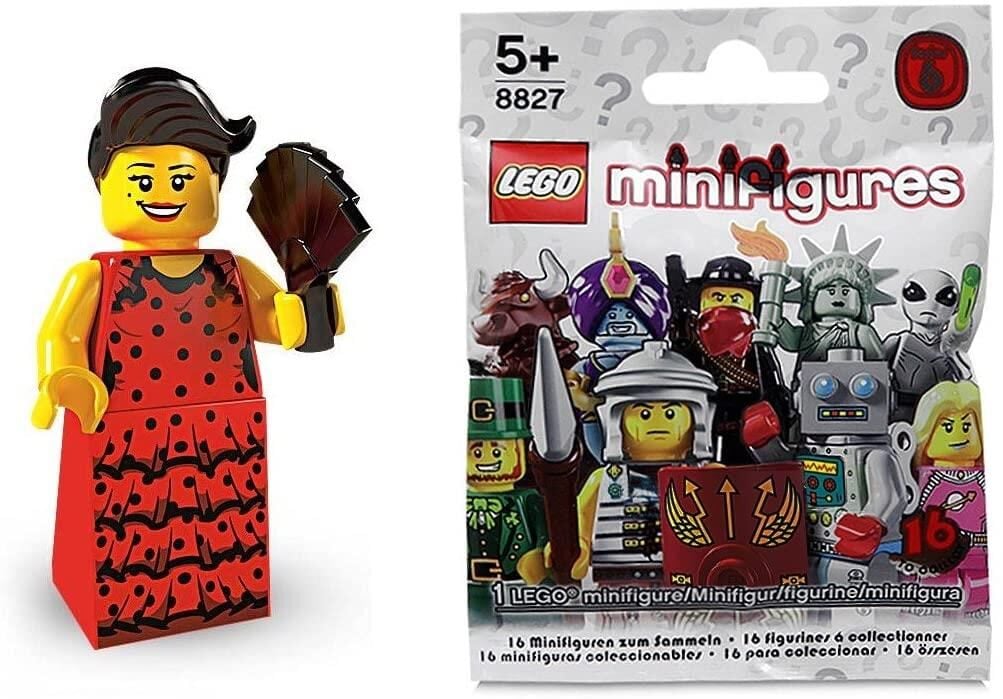 Lego Minifigür - Seri 6 - 8827 - 6 Flamenco Dancer