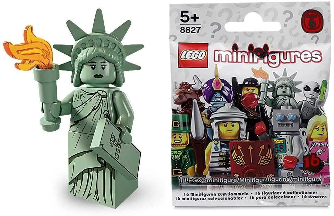 Lego Minifigür - Seri 6 - 8827 - 4 Özgürlük Heykeli