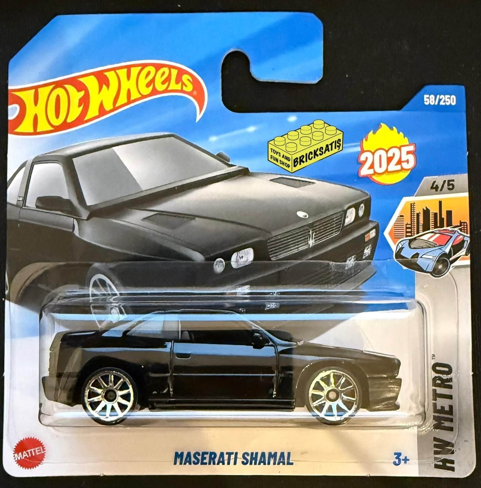 Hot Wheels Tekli Arabalar Maserati Shamal HYX76 (Metro)