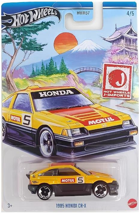Hot Wheels J-imports 1985 Honda CR-X HRT03