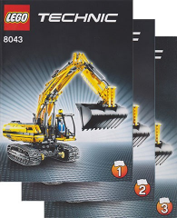 Lego 8043 Motorized Excavator - YAPIM KILAVUZU -