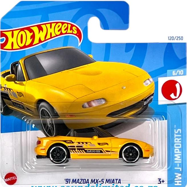 Hot Wheels Tekli Arabalar '91 Mazda MX-5 Miata HTD80 (J-Imports)