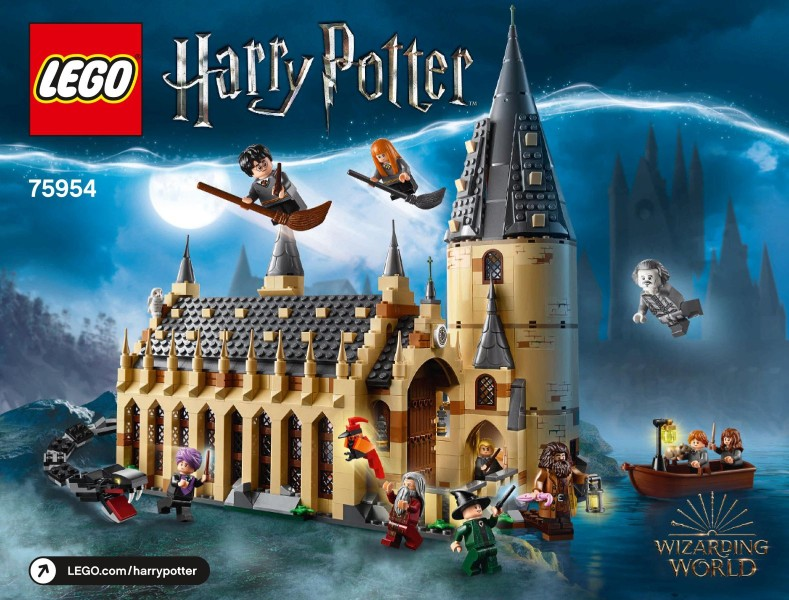 Lego 75954 Hogwarts Great Hall - YAPIM KILAVUZU / STICKER -