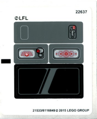 Lego 75103 First Order Transporter - YAPIM KILAVUZU / STICKER -