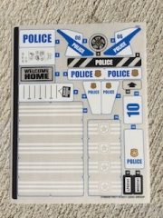 Lego 60141 Police Station - YAPIM KILAVUZU / STICKER -