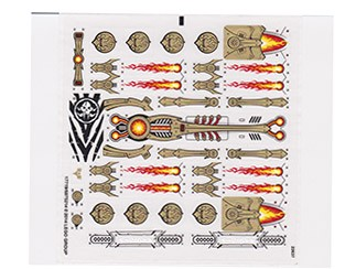 Lego 70146 Flying Phoenix Fire Temple - STICKER -