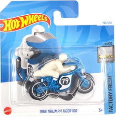 Hot Wheels Tekli Arabalar 1966 Triumph Tiger 100 HTD43 (Factory Fresh)