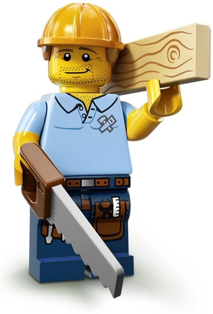 Lego Minifigür - Seri 13 - 71008 - 9 Carpenter
