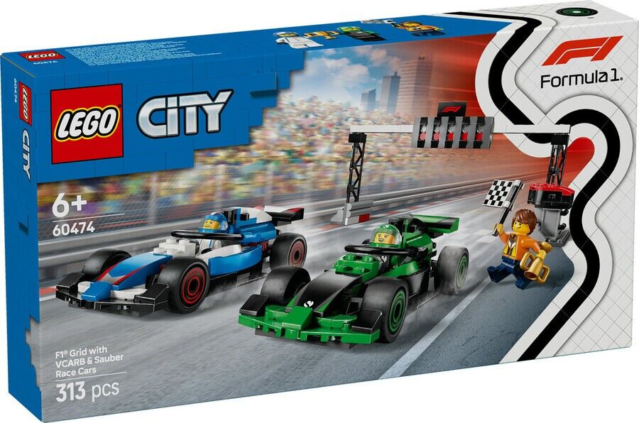 Lego City VCARB ve Sauber Yarış Arabalı F1 Gridi 60474