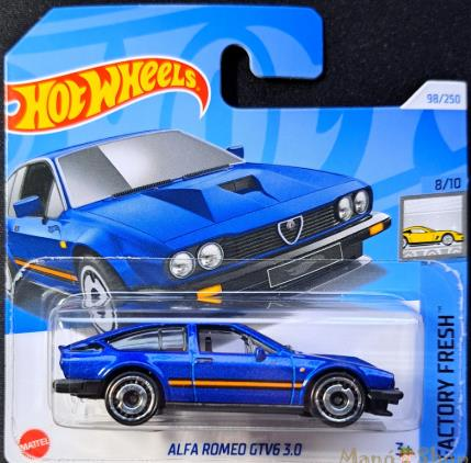 Hot Wheels Tekli Arabalar Alfa Romeo GTV6 3.0 HTF13 (Factory Fresh)