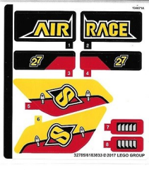 Lego 60144 Race Plane - STICKER -