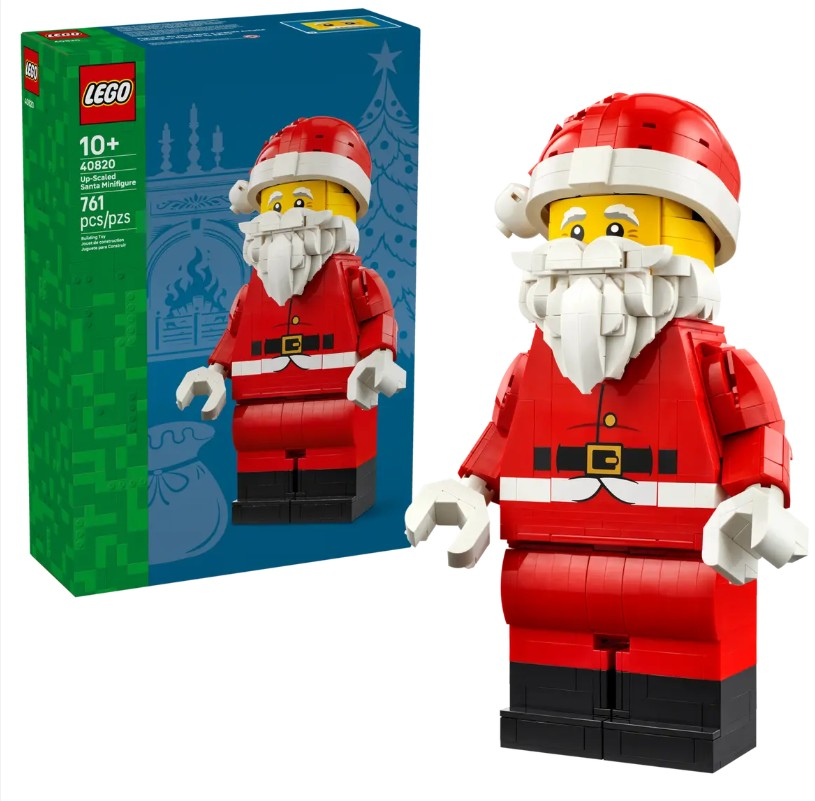 Lego Exclusive Up-Scaled Santa Minifigure 40820