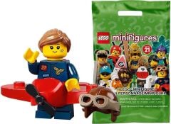 Lego Minifigür - Seri 21 - 71029 - 9 Airplane Girl