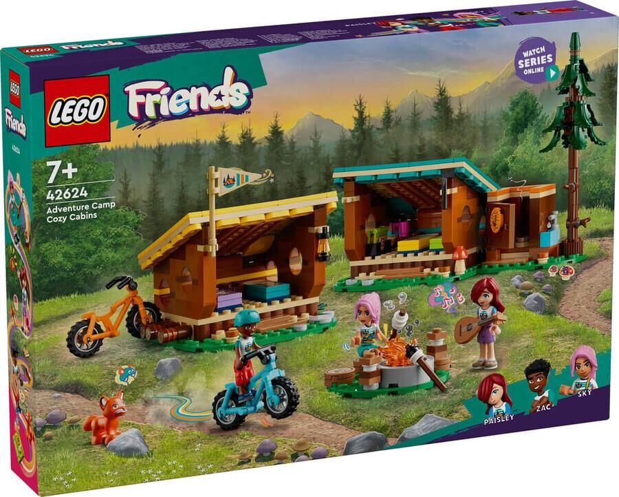 Lego Friends 42624 Friends Macera Kampı Şirin Kulübeler