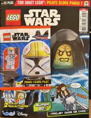 Lego Star Wars Aylık Dergi - Phase 1 Clone Pilot Figür - Fransızca