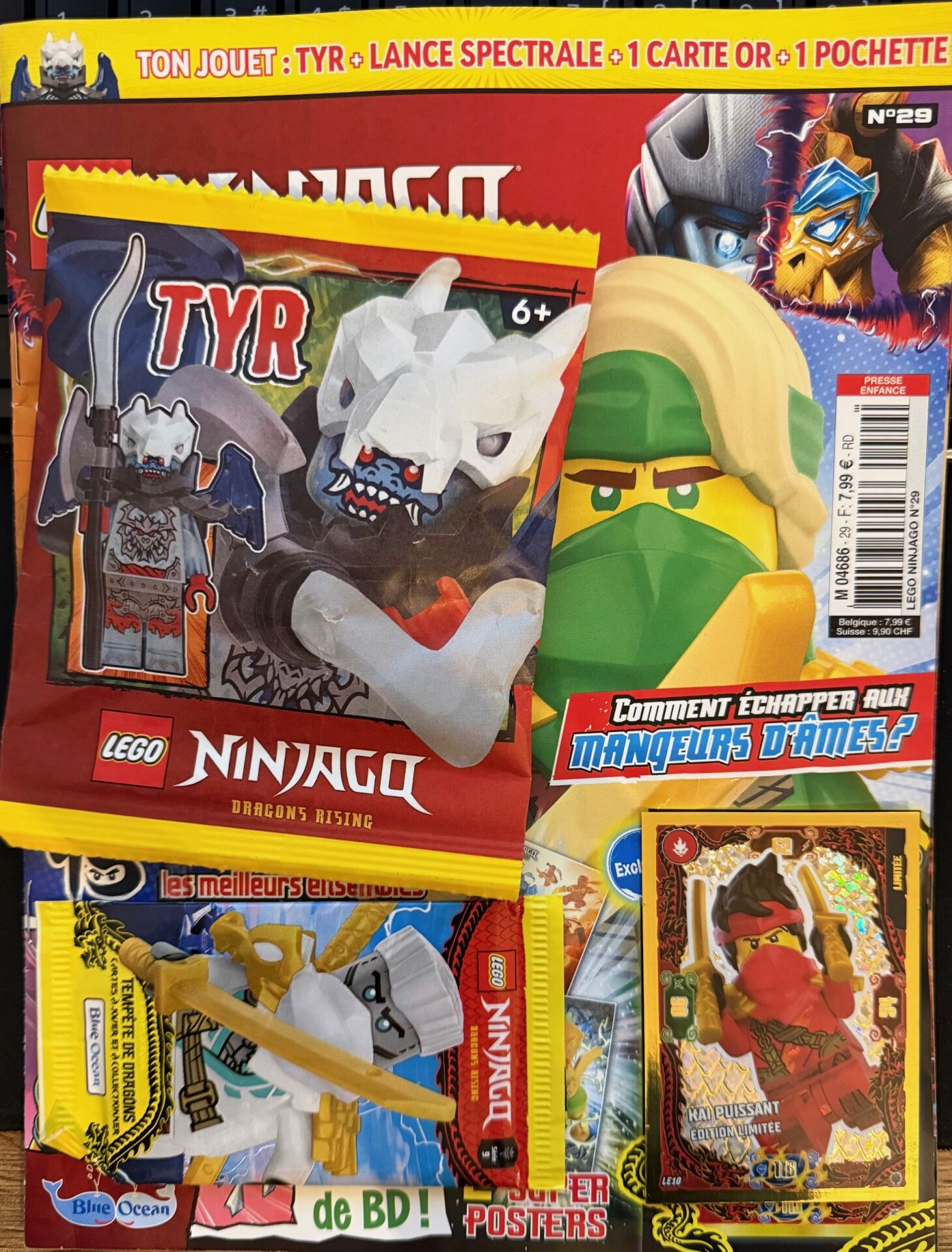 Lego Ninjago Aylık Dergi - Tyra Minifigür - Fransızca