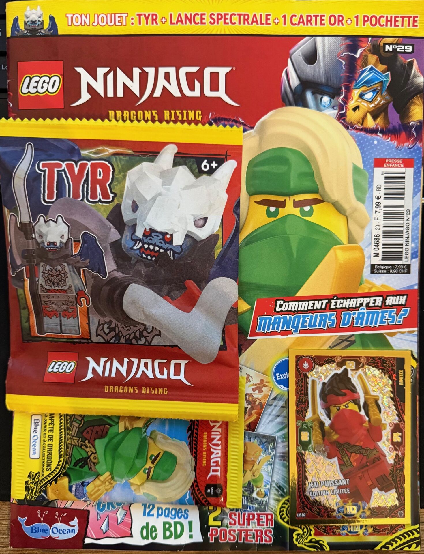 Lego Ninjago Aylık Dergi - Tyra Minifigür - Fransızca