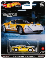 Hot Wheels Premium Exotic Envy '69 Alfa Romeo 33 Stradale HCJ91
