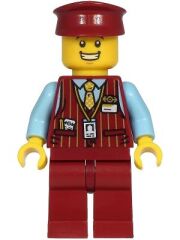 Lego Minifigür Tram Driver Male cty1220