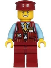 Lego Minifigür Tram Driver Male cty1220