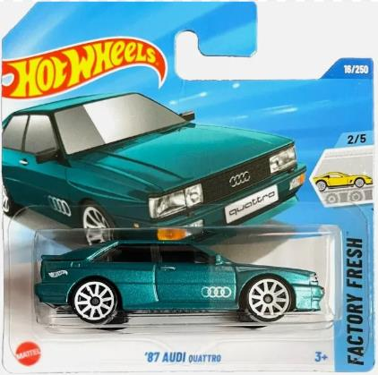 Hot Wheels Tekli Arabalar '87 Audi Quattro HYW72 (Factory Fresh)