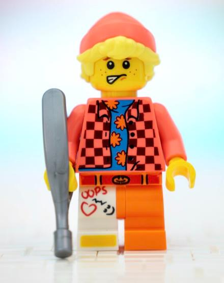 Orjinal Lego Minifigür Leg in Cast Fan