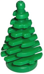 Lego 2435 Bitki Çam Ağacı Küçük 2x2x4 (Yeşil) (5 Adet)