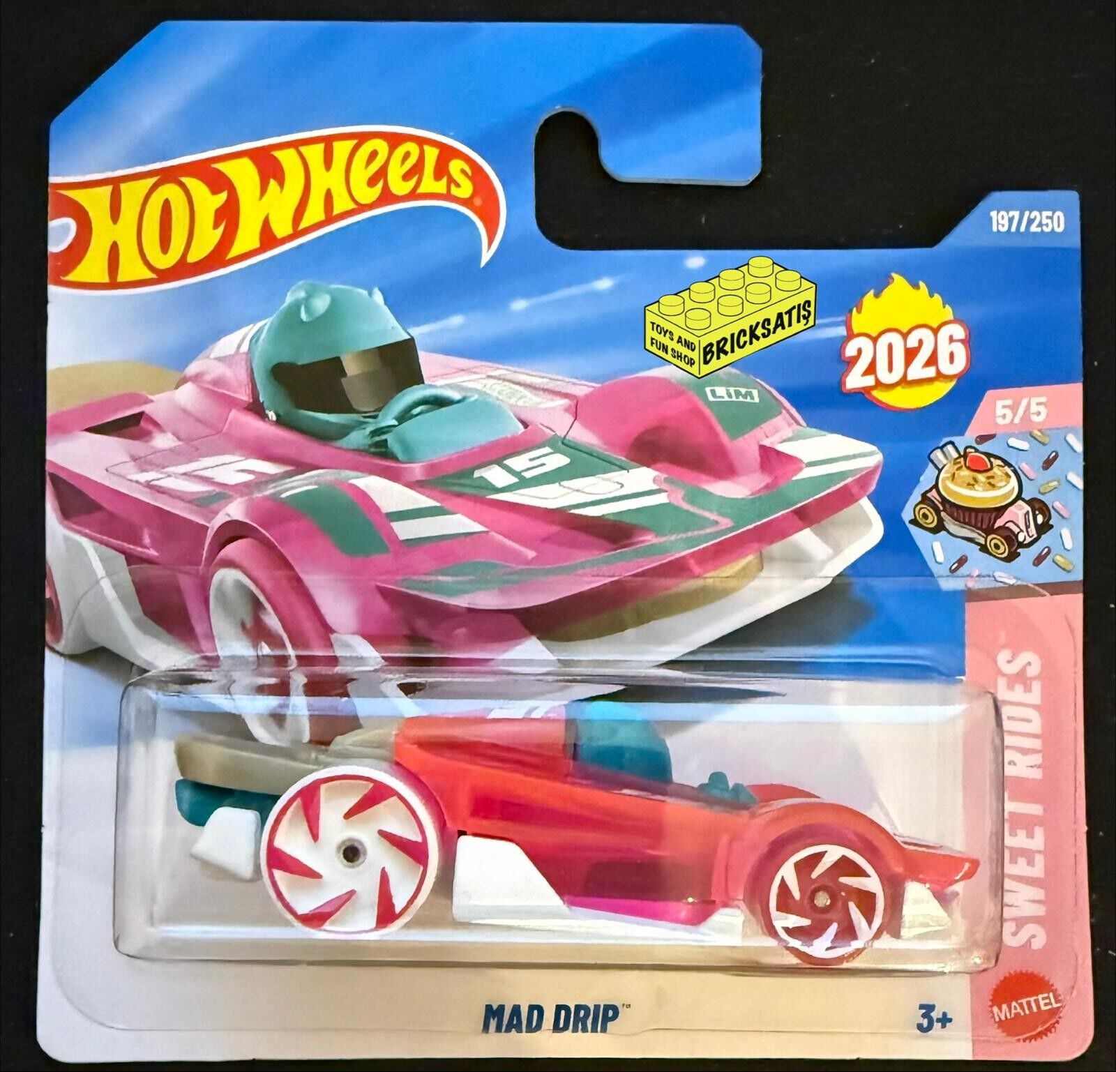 Hot Wheels Tekli Arabalar Mad Drip JJH57 (Sweet Rides)