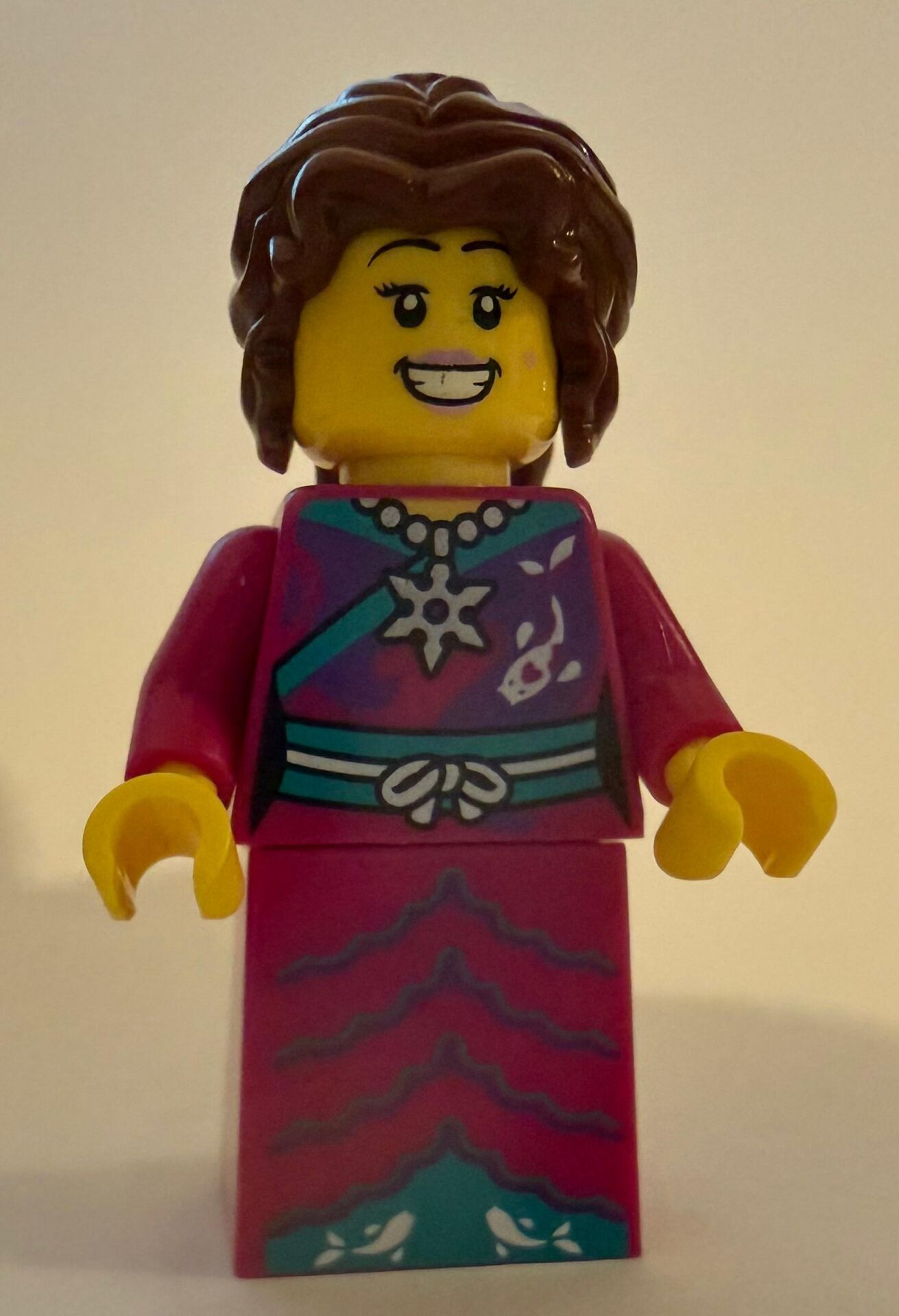 Orjinal Lego Minifigür Princess Pink Dress Castle