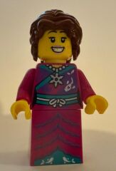 Orjinal Lego Minifigür Princess Pink Dress Castle