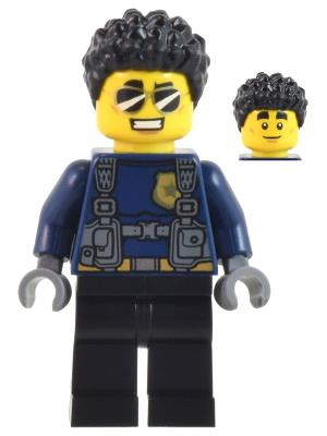 Lego Minifigür City Police Officer - Duke DeTain cty1042