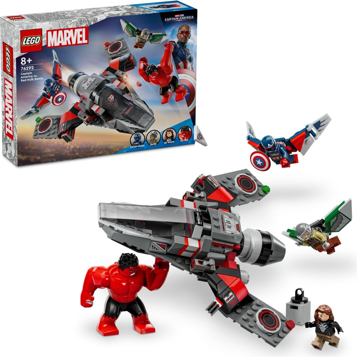 Lego Marvel Kaptan Amerika ile Red Hulk Savaşı 76292