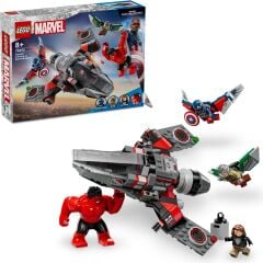 Lego Marvel Kaptan Amerika ile Red Hulk Savaşı 76292