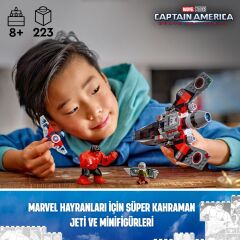 Lego Marvel Kaptan Amerika ile Red Hulk Savaşı 76292