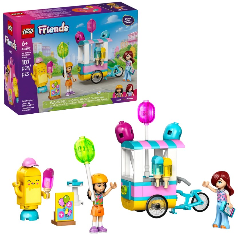 Lego Friends Ice Cream & Balloon Stand 42692