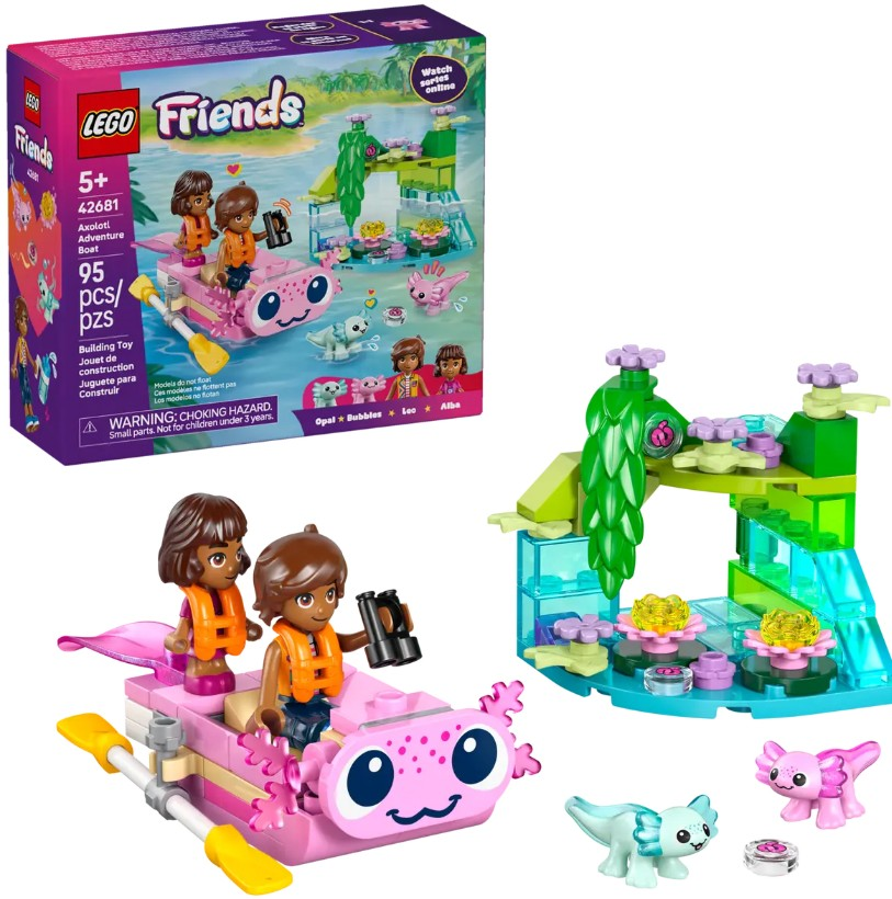Lego Friends Axolotl Adventure Boat 42681