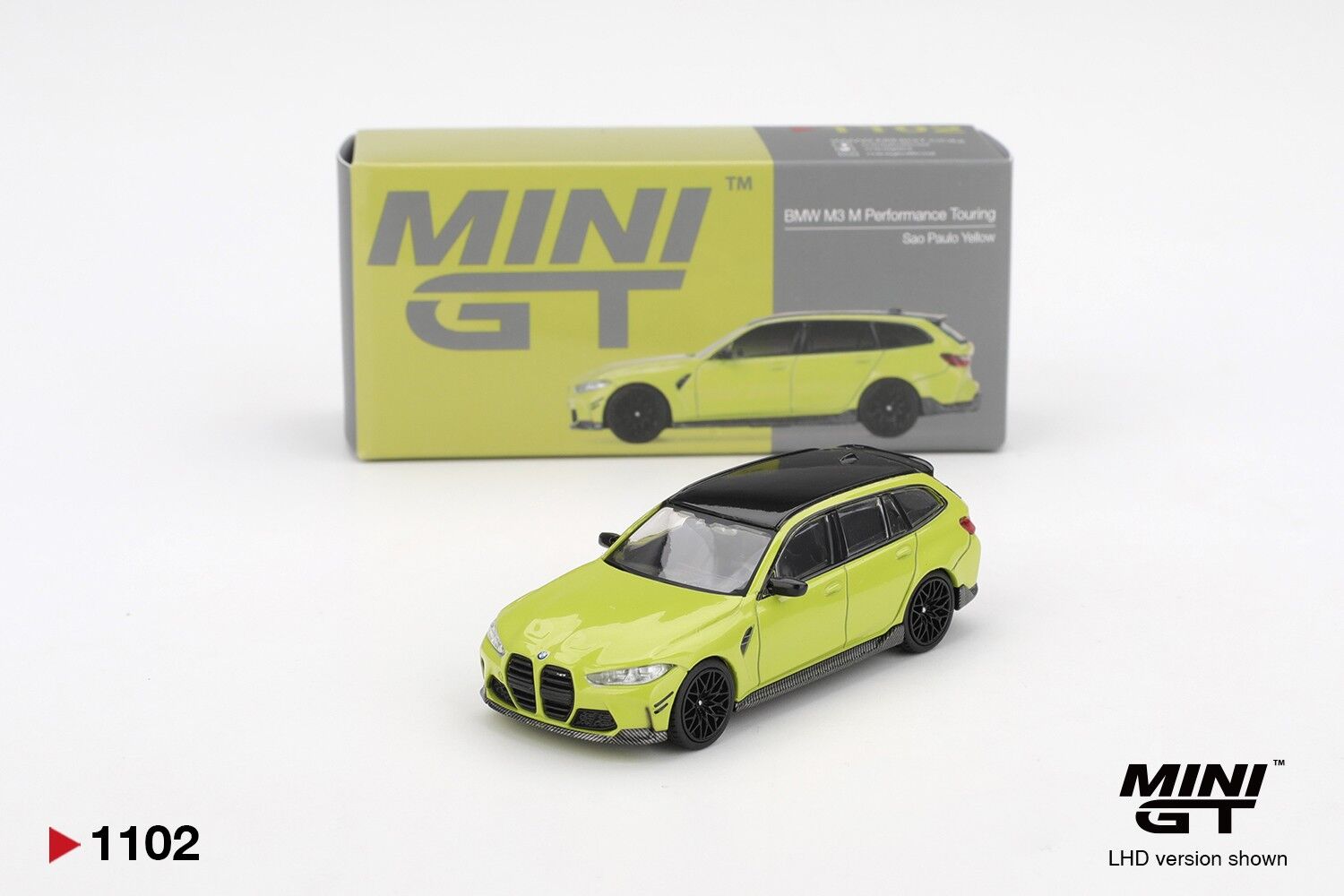 Mini GT BMW M3 M Performance Touring Sao Paulo Yellow 1102