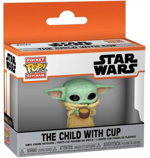Funko Pop Pocket Keychain Star Wars The Child With Cup