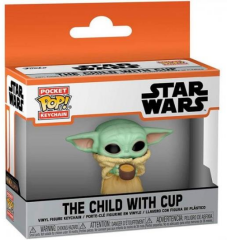 Funko Pop Pocket Keychain Star Wars The Child With Cup