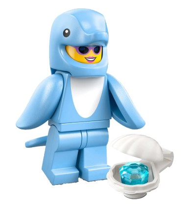Lego Minifigür 71051 Seri 28 - 09 Dolphin Costume