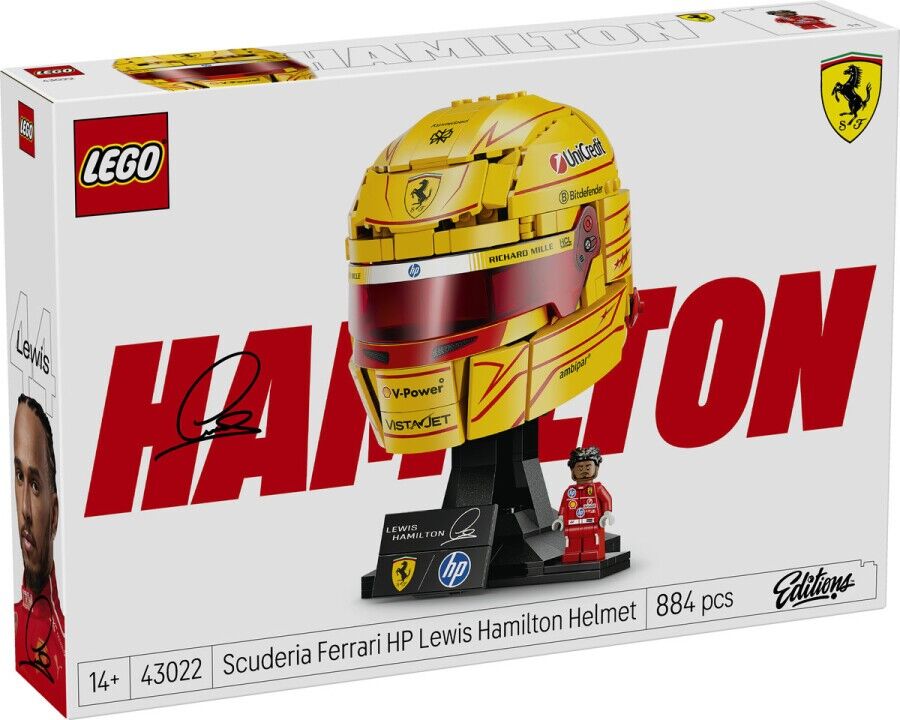 Lego Editions Scuderia Ferrari HP Lewis Hamilton Kaskı 43022