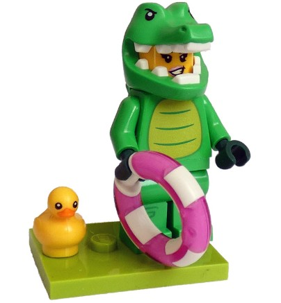 Lego Minifigür 71051 Seri 28 - 08 Crocodile Costume